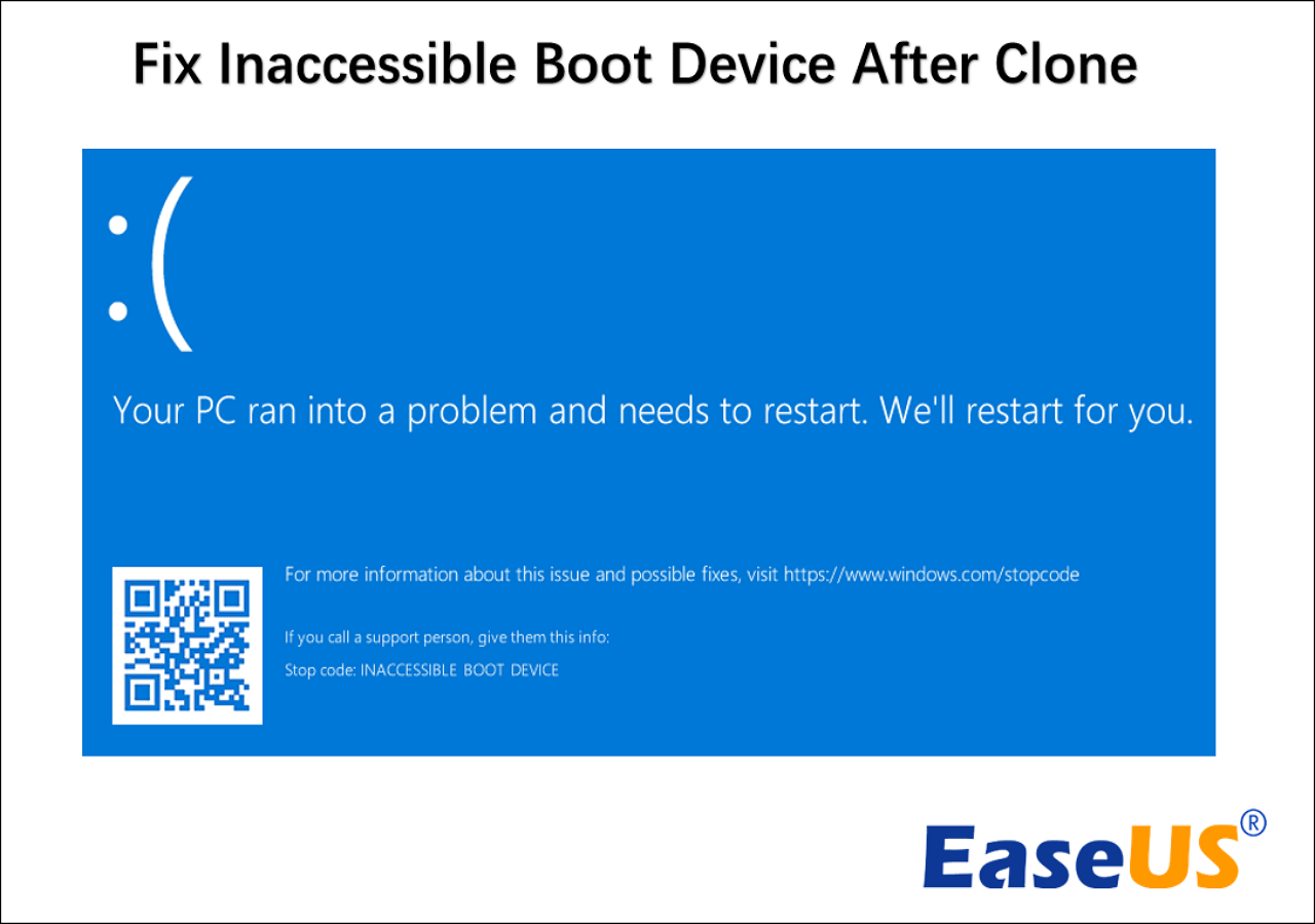 How to Fix Inaccessible Boot Device After Clone